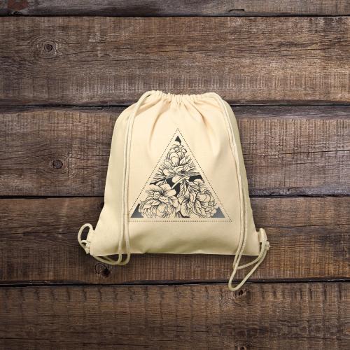 Plecak workowy - Flower in Triangle