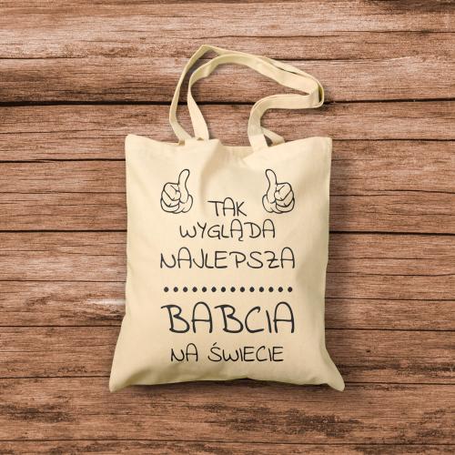 2021-01-07 torba czarna Tak wygląda najlepsza babcia 23x33cm.jpg