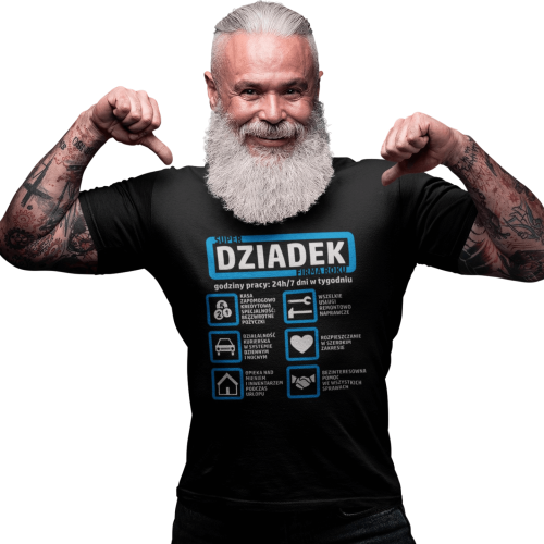 Koszulka męska - Prezent na dzień Dziadka