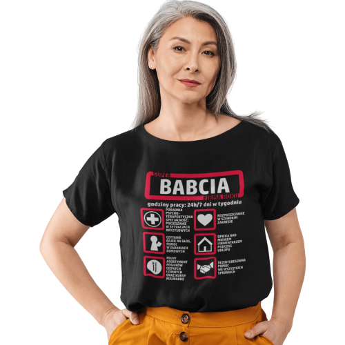 Koszulka damska - Super Babcia