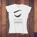 2019-03-16 koszulka damska biała przód Lashes 21x30cm.jpg