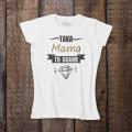2019-05-09 koszulka damska biała przód Taka mama to skarb 23x26cm.jpg