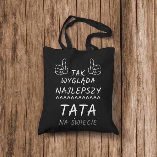 2019-05-14 torba czrna Tak wygląda najlepszy tata 23x33cm.jpg