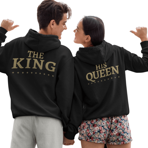 Komplet Bluz dla par - The King His Queen